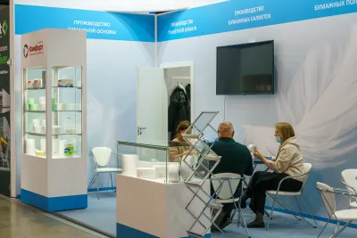 Выставочный стенд Комфорт на выставке PapFor Russia 2021, Санкт-Петербург, 2021 — фото 6