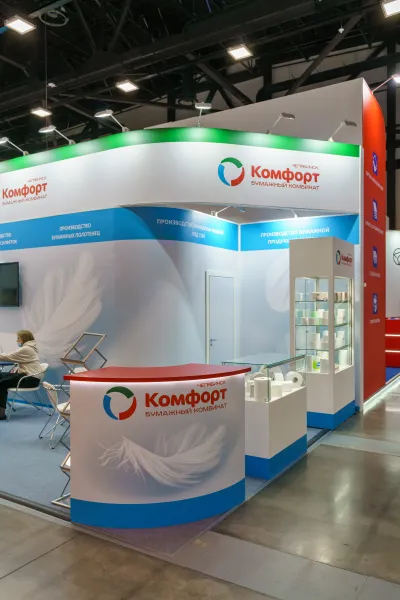 Выставочный стенд Комфорт на выставке PapFor Russia 2021, Санкт-Петербург, 2021 — фото 8