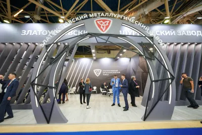 Стенд Златоустовский металлургический завод на выставке Металл-Экспо 2023