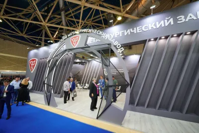 Выставочный стенд Златоустовский металлургический завод на выставке Металл-Экспо 2023, Москва, 2023 — фото 9
