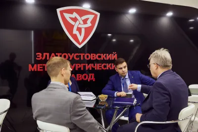 Выставочный стенд Златоустовский металлургический завод на выставке Металл-Экспо 2022, Москва, 2022 — фото 5