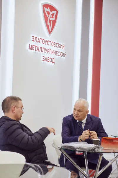 Выставочный стенд Златоустовский металлургический завод на выставке Металл-Экспо 2022, Москва, 2022 — фото 6