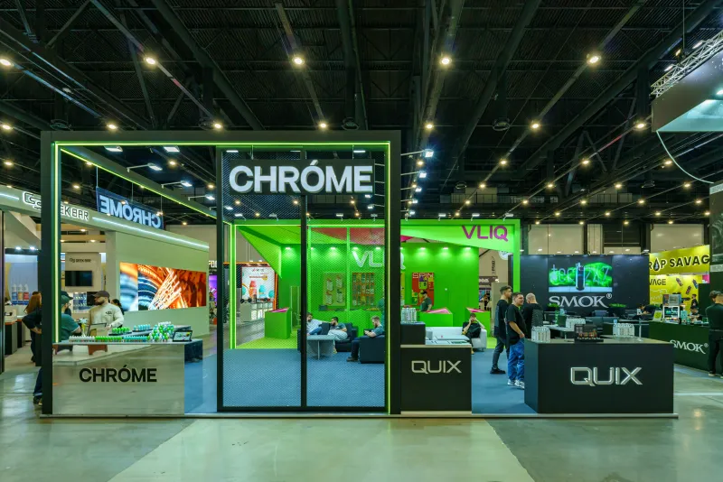 Выставочный стенд VLIQ на выставке Vape Club Show 2023, Москва, 2023 — фото 1