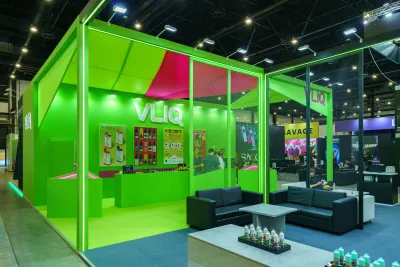 Выставочный стенд VLIQ на выставке Vape Club Show 2023, Москва, 2023 — фото 7