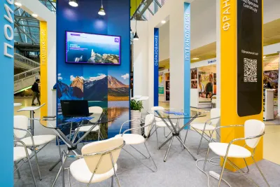 Выставочный стенд Ленинградская область на выставке Отдых Leisure 2022, Москва, 2022 — фото 3