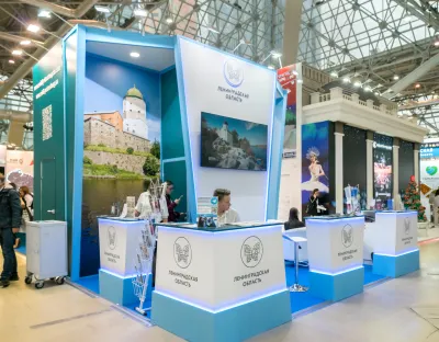 Выставочный стенд Ленинградская область на выставке Отдых Leisure 2022, Москва, 2022 — фото 9