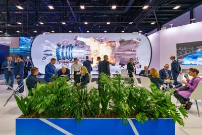 Выставочный стенд Газкомплект на выставке Петербургский международный газовый форум 2023, Санкт-Петербург, 2023 — фото 8