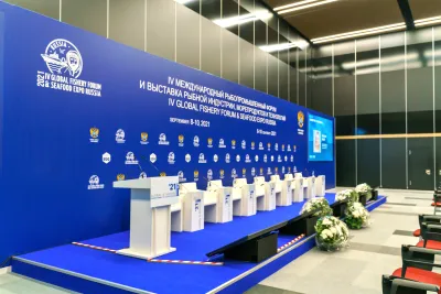 Выставочный стенд Global Fishery Forum на выставке Seafood Expo Russia 2021, Санкт-Петербург, 2021 — фото 3