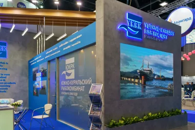Выставочный стенд Global Fishery Forum на выставке Seafood Expo Russia 2021, Санкт-Петербург, 2021 — фото 7