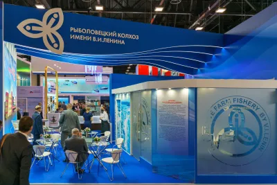 Выставочный стенд Global Fishery Forum на выставке Seafood Expo Russia 2021, Санкт-Петербург, 2021 — фото 9