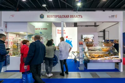 Выставочный стенд Новгородская область на выставке Seafood Expo Russia 2022, Санкт-Петербург, 2022 — фото 3