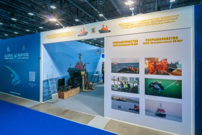 Выставочный стенд Новгородская область на выставке Seafood Expo Russia 2022, Санкт-Петербург, 2022 — фото 8