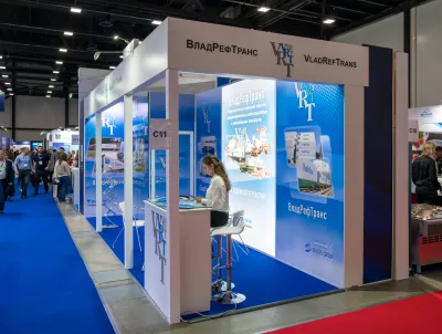 Выставочный стенд Росрыболовство на выставке Seafood Expo Russia 2022, Санкт-Петербург, 2022 — фото 4