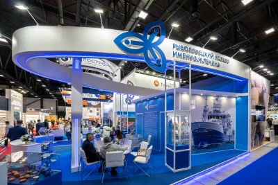 Выставочный стенд ВладРефТранс на выставке Seafood Expo Russia 2022, Санкт-Петербург, 2022 — фото 3