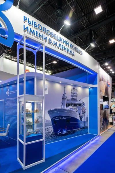 Выставочный стенд ВладРефТранс на выставке Seafood Expo Russia 2022, Санкт-Петербург, 2022 — фото 4