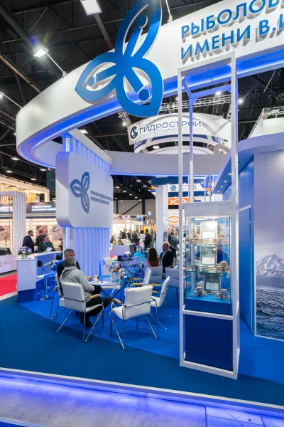 Выставочный стенд ВладРефТранс на выставке Seafood Expo Russia 2022, Санкт-Петербург, 2022 — фото 5