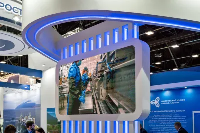 Выставочный стенд Рыболовецкий колхоз имени В.И. Ленина на выставке Seafood Expo Russia 2022, Санкт-Петербург, 2022 — фото 5